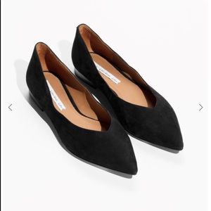 & Other Stories Pointed Ballet Flats